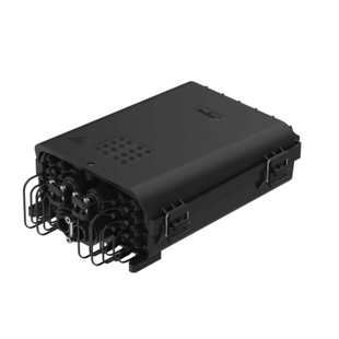 HUB Box Preconectorizada EASYCONN® de FiberHome para Exterior, IP68, Hasta 96 Empalmes, Incluye 2 Splitters 1*4