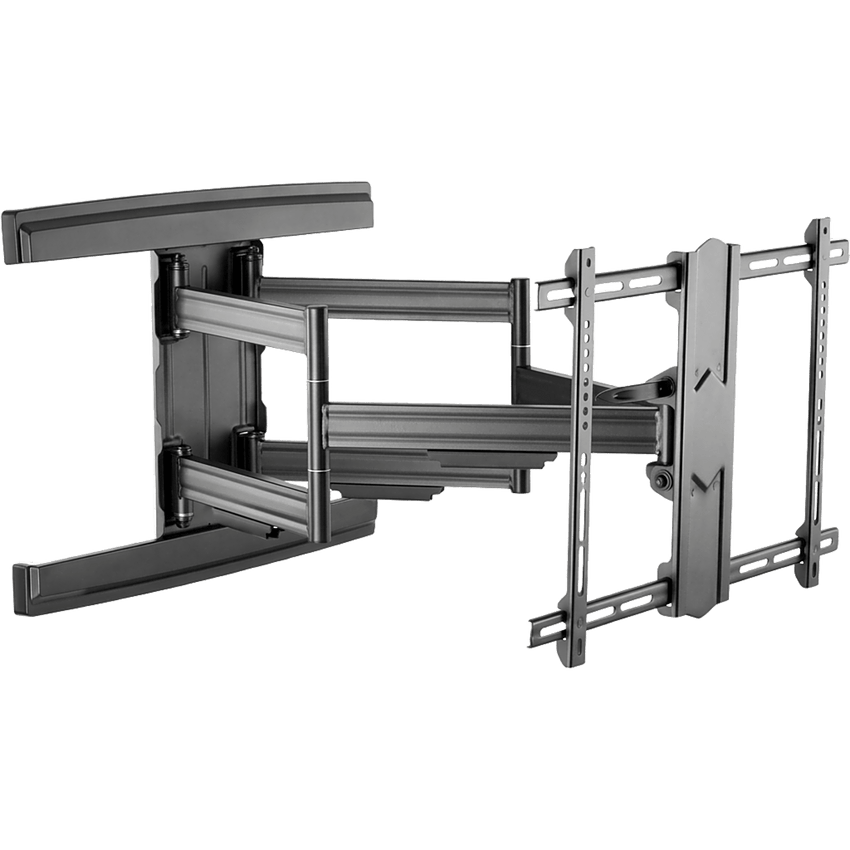 Soporte de Pared Articulado para Pantallas 37" a 85" / Extensión 800 mm / Capacidad de Carga 69.9 kg / Gestión Integrada de Cables / Patrones VESA Múltiples / Inclinación con Bloqueo