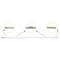 Riel Ajustable Cortinas Motorizadas / 2.3-4 m Ajustable / 20 Kg Capacidad / Movelite WF + Elatio Compatible / Instalación Techo / DIY / Smart Home