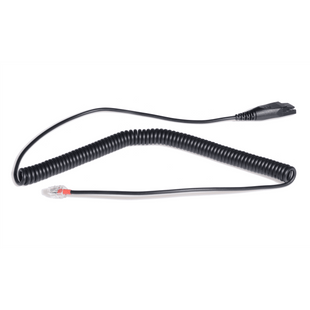 Cable QD A RJ9 de Repuesto Yealink Para Conexión De Diademas Profesionales A Teléfonos De Escritorio