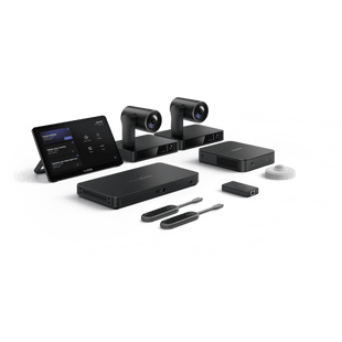 Sistema de Videoconferencia Yealink MVCS90 para Microsoft Teams Rooms ideal para Salas Grandes con Seguimiento Inteligente y Audio Profesional.