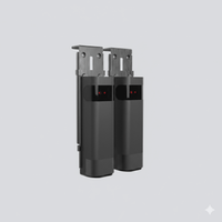 Haz Infrarrojo Inalámbrico ACCESS-PHW / Transmisor y Receptor Photo Beam / Triple Frecuencia 409-458 MHz / Alcance 20 Metros / Batería Litio 2300mAh / IP54 / Ajuste Angular -90° a +90° / Compatible Puertas Seccionales, Enrollables, C