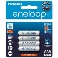 Batería Recargable AAA 1.2V ENELOOP / Ni-HM / Paquete de 4 Baterías