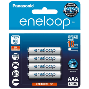 Batería Recargable AAA 1.2V ENELOOP / Ni-HM / Paquete de 4 Baterías