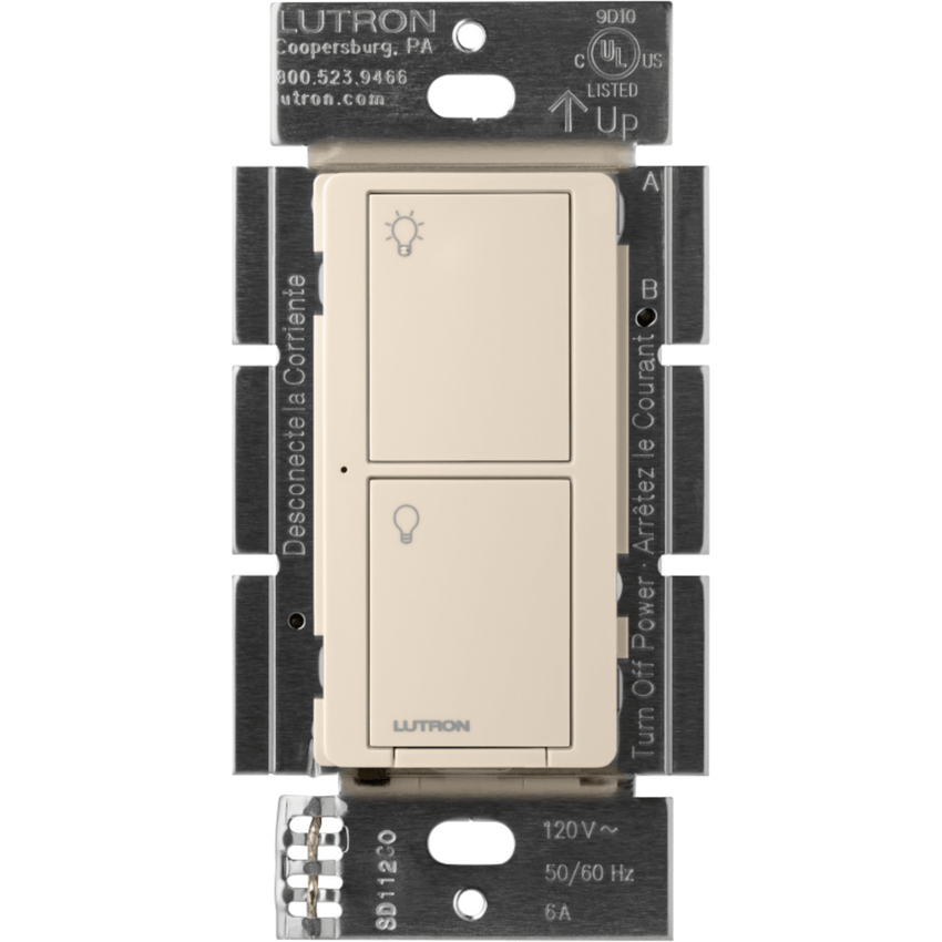 (Caseta Wireless) Interruptor Inteligente On/Off, requiere cable neutro. 6A, /120V