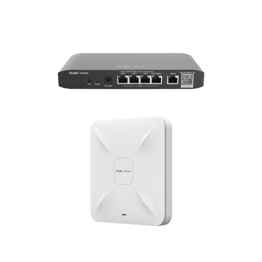 Equipos Ruijie DEMO Ideal para Probar Integraciones de Redes en Oficina / Hotel con WiFi 5