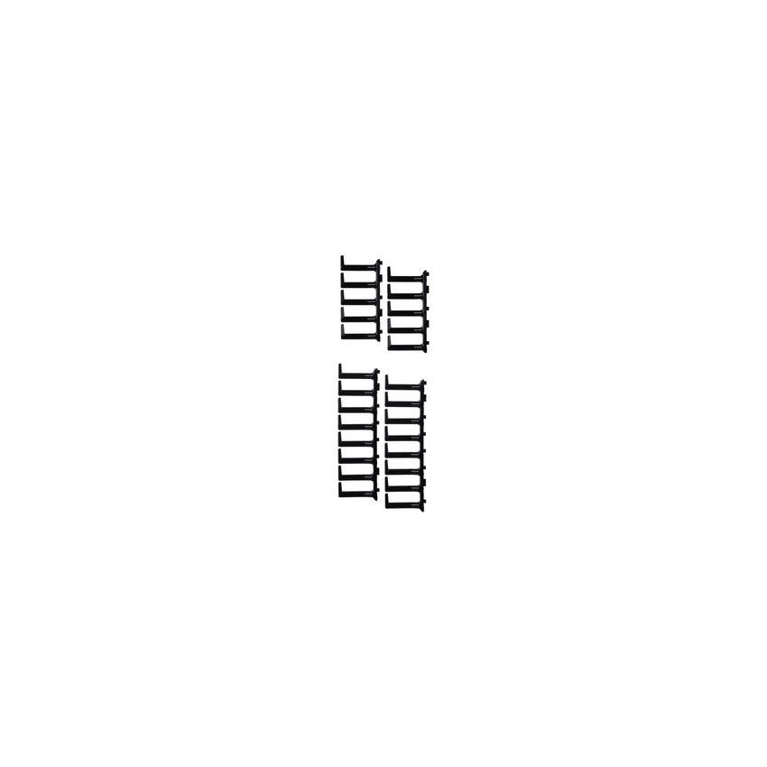 Kit de Dedos Para Administración de Cables en Gabinetes FlexFusion™ Light, de 42 UR,  Dedos de 100 mm de Longitud, Color Negro