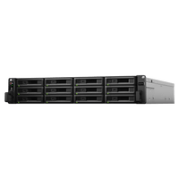 Servidor de Almacenamiento Synology RackStation RS3621RPxs | 12 Bahías | Procesador Intel Xeon D-1531 de 6 Núcleos | 8 GB DDR4 ECC | Expandible a 36 Bahías | Energía Redundante | Compatible con Virtualización y RAID.