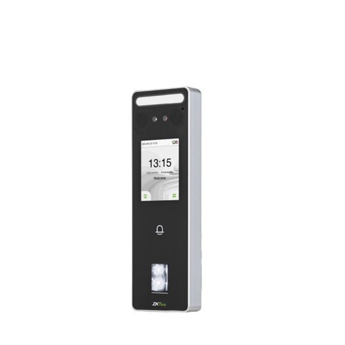 Terminal Biom�trica Facial / 500 Rostros 3,000 Huellas / Pantalla 2.4" / IP65 / ADMS / ZKBio Zlink