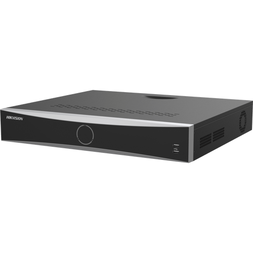 [Acusearch] NVR 12 Megapixel (4K) / 32 canales IP / 16 Puertos PoE+ / Reconocimiento Facial / AcuSense (Evita Falsas Alarmas) / 4 Bahías de Disco Duro / Switch PoE 300 mts / HDMI en 4K / Alarmas I/O