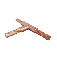 Molde para Soldadura exotemica tipo T para cable 1/0 AWG - 4/0 AWG.