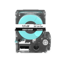 Casete de Etiquetas Autolaminadas de Cinta Continua, de 26 (1 in) mm de Ancho, 7.9 m de Largo, Para Cables Cat. 5e/6, Color Blanco