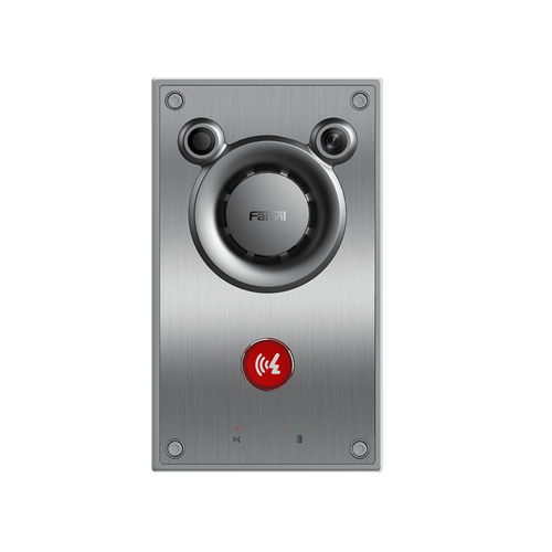 Video Intercomunicador IP con Cámara 4MP / Altavoz 10W / 2 Líneas SIP / IP66 e IK10 Anti-vandálico / PoE 802.3af / Visión Nocturna IR y HDR / -40°C a 70°C