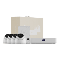 UniFi Protect UNVR Instant Kit – Solución Todo en Uno con NVR Instant, 4 Cámaras G5 Turret Ultra y Disco Duro de 1 TB para una Configuración Rápida y Sencilla