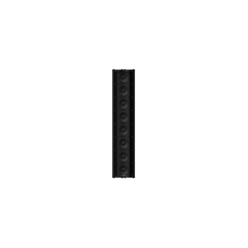 Altavoz De Arreglo Lineal Tipo Torre, 187°H/21°V, Con 8 Bocinas Alta Fidelidad, Ideal Para Entornos Reverberantes, Consumo 80W, Color Negro, Certificado UL 1480, Serie LineWave