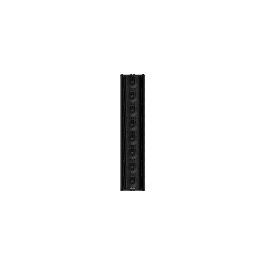 Altavoz De Arreglo Lineal Tipo Torre, 187°H/21°V, Con 8 Bocinas Alta Fidelidad, Ideal Para Entornos Reverberantes, Consumo 80W, Color Negro, Certificado UL 1480, Serie LineWave