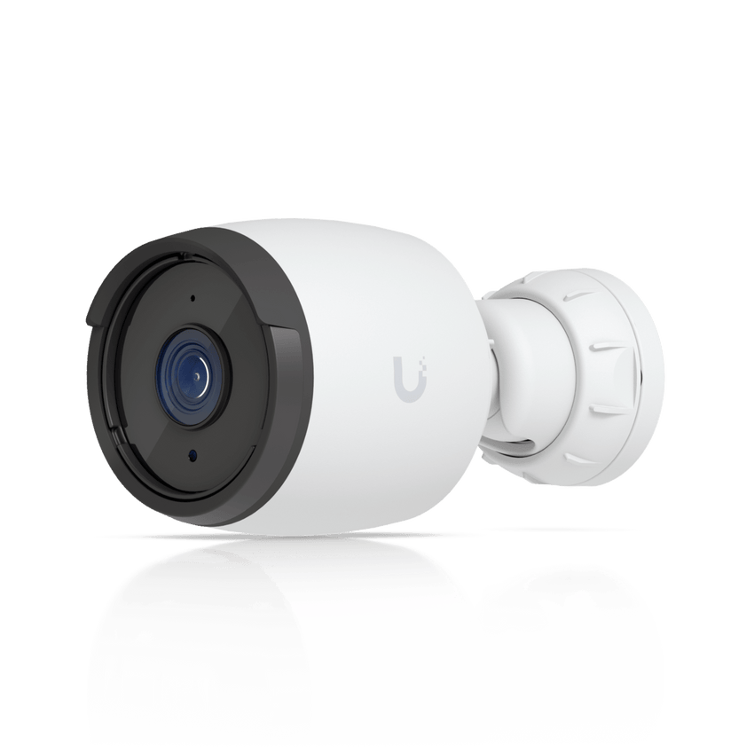Cámara UniFi Protect G6 Bullet Color Blanco, PoE, 1.8" 4K, AI Multi-TOPS, Visión Nocturna IR 30m, Protección IP66, Reconocimiento Facial y Placa, Montaje en Pared, Techo, Poste