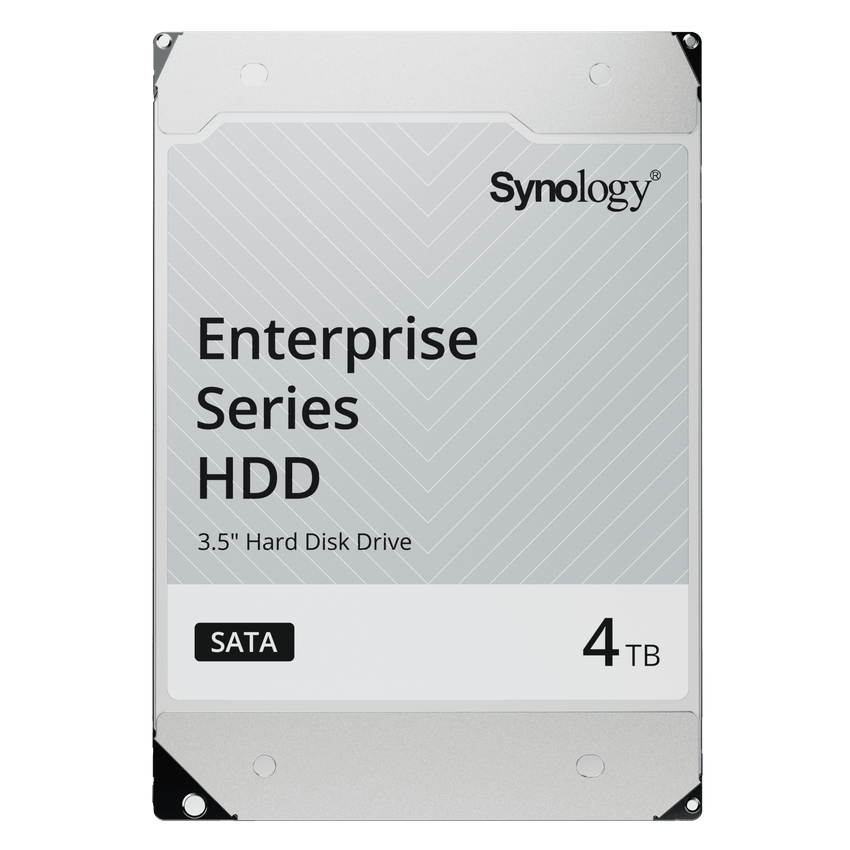 Disco Duro SATA de 3,5" Serie Plus / Capacidad 4TB / Interfaz SATA 6 GB/s / Tecnología CMR / MTBF de 1,2 Millón de Horas / Carga de Trabajo de 180 TB/año / Compatible con Synology DSM