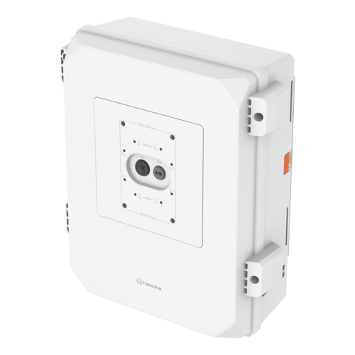 Gabinete SBP-150NBW / PC (Policarbonato) y Aluminio / IP66 IK10 NEMA 4X / Carga Máxima 15 kg / Dimensiones 360x420x163.1 mm / Color Blanco