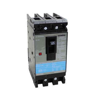 Interruptor Termomagnético ED6 600V 3X125A, Sin zapatas principales.