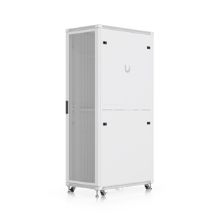 UACC Rack Cabinet 42U (600 × 1000 mm) – Gabinete de Piso Totalmente Ensamblado con Ventiladores Integrados, Paneles Removibles, Ruedas con Seguro y Puerta Frontal Perforada para Óptimo Flujo de Aire