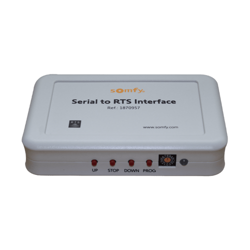 Traductor Universal Somfy Connect, integre SOMFY con el sistema de control de iluminación RadioRA2 de LUTRON.