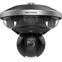 PanoVu Series / 1 PTZ 40X Zoom (4 Megapixel) + 4 Lentes 2.8 mm (360° / 32 Megapixel) / Posicionamiento 3D / Autoseguimiento 3.0 / Deep Learning / IP67 / IK10 / WDR 120 dB / Micro SD