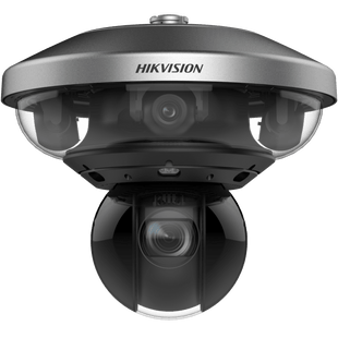 PanoVu Series / 1 PTZ 40X Zoom (4 Megapixel) + 4 Lentes 2.8 mm (360° / 32 Megapixel) / Posicionamiento 3D / Autoseguimiento 3.0 / Deep Learning / IP67 / IK10 / WDR 120 dB / Micro SD