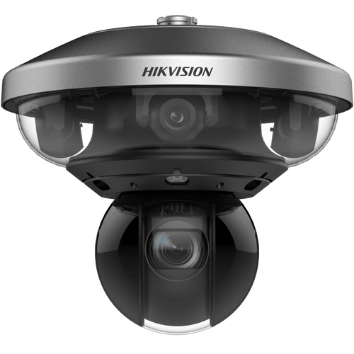 PanoVu Series / 1 PTZ 40X Zoom (4 Megapixel) + 4 Lentes 2.8 mm (360° / 32 Megapixel) / Posicionamiento 3D / Autoseguimiento 3.0 / Deep Learning / IP67 / IK10 / WDR 120 dB / Micro SD