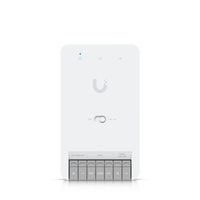 Centro de Control de Acceso Compacto Ubiquiti UniFi / Terminal de Bloqueo 12V / Entradas Adicionales Sensor y Botón / Alimentación PoE++ / Conexión para Dos Lectores o Cámaras / Uso Interior