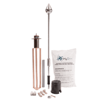 Kit Pararrayo con Punta de Aluminio con Avance de Cebado de 15 m. y Accesorios de Instalación en Torre.