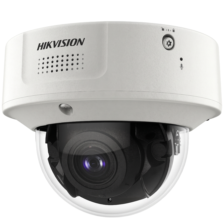 Domo IP 8 Megapixel / Lente Mot. 8 a 32 mm /  DARKFIGHTER / WDR 120 dB / IK10 / IR 30 mts /  / Micrófono Integrado