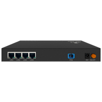 ONU Dual EPON/GPON / 4 Puertos PoE 802.3af/at Gigabit / 1 Puerto SC/UPC