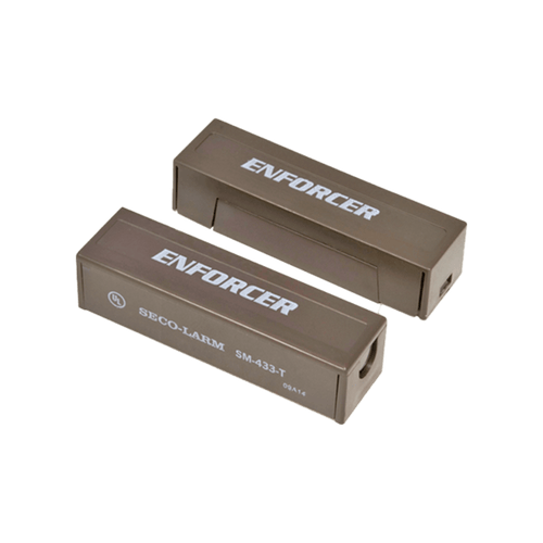 Contactos Magnéticos de  Montaje Superficial / Terminales Chapados en Oro / SPST (N.O.) / Circuito Cerrado / Imán Neodimio / 11/4" Brecha / Plástico ABS