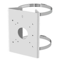 Soporte para Poste Serie 35 / Material Aluminio + Acero Inoxidable / Capacidad de Carga Máxima 4 kg / Compatible con Accesorios Honeywell / Para Cámaras de Seguridad Exteriores