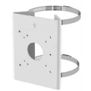 Soporte para Poste Serie 35 / Material Aluminio + Acero Inoxidable / Capacidad de Carga Máxima 4 kg / Compatible con Accesorios Honeywell / Para Cámaras de Seguridad Exteriores