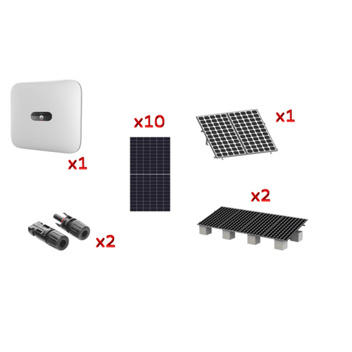 Kit Solar Interconexion  / 6 kW  220Vca / Inversor HUAWEI/ Montaje Incluido