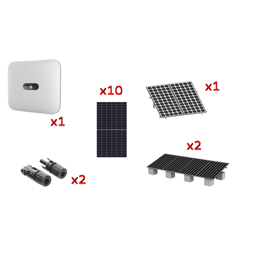 Kit Solar Interconexion  / 6 kW  220Vca / Inversor HUAWEI/ Montaje Incluido