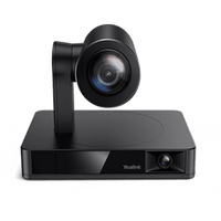Cámara Yealink UVC86 4K Inteligente con Seguimiento Automático por Voz para Salas de Gran Tamaño