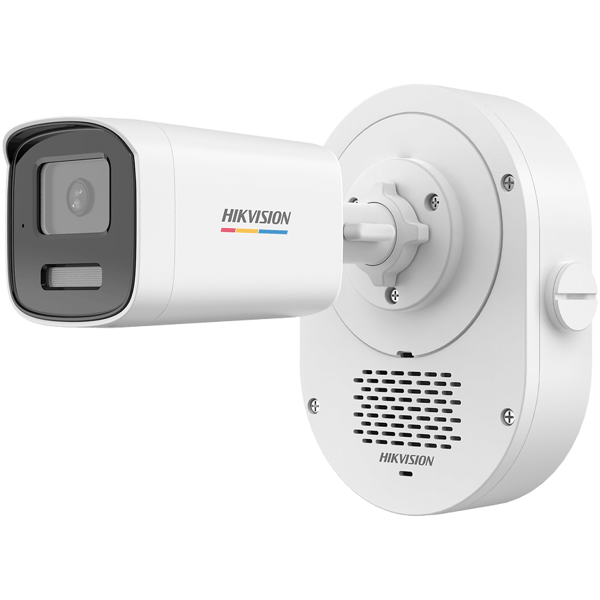 [SOUNDMAX] Cámara Bala TURBOHD 2 Megapixel (1080p) / ColorVu / Audio Bidireccional + Sirena / Luz Blanca 40 m + IR 40 m / IP67 / Luz Dual / Exterior IP67