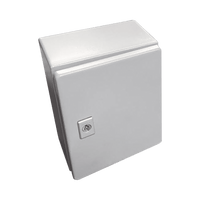 Gabinete de Acero, Nema 4 -IP 66 de 50 x 50 x 30 cm con Platina y certificado UL.
