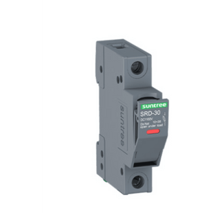 Porta Fusible CD 1000V 1 Polo Riel Din