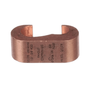 Conector de compresión a tierra de cobre Panduit CTAPR2/0-2/0-L, 1Pz