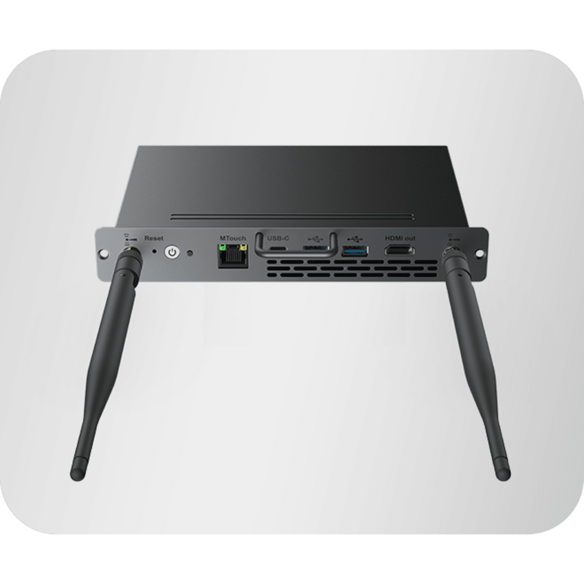 Módulo de Cómputo MCore-OPS-T para MeetingBoard 65”, 75” y 86” con Windows 11 IoT optimizado para Teams Rooms