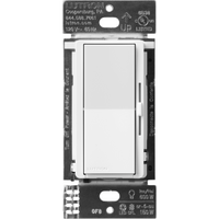 (Caseta Wireless) DIVA Atenuador de pared. Aumenta/Disminuye Intensidad de Iluminación.  No requiere cable neutro. 150W LED / 600W INC/HAL