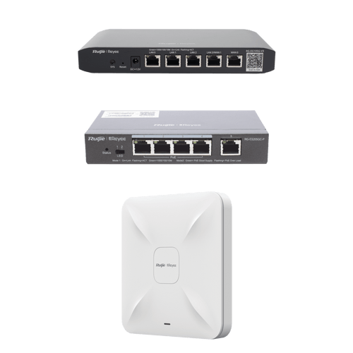 Equipos Ruijie DEMO Ideal para Probar Integraciones de Redes y WiFi 5 con CCTV