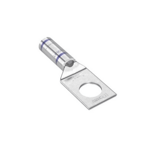 Zapata de compresión LCA6-38-L, para cal. 6 Awg, Barreno para tornillo prisionero de 3/8, 1 Pz