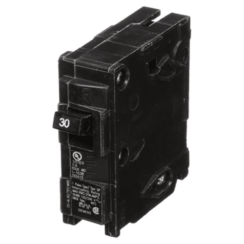 Interruptor automático enchufable tipo QP 1 polos, 30 amp