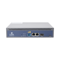 OLT de 1 puerto GPON SC/UPC + 3 puertos Uplink (2 puertos Gigabit Ethernet + 1 puerto SFP/SFP+), Fuente de alimentación redundante AC/DC , hasta 128 ONUS