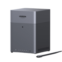 NAS UGREEN NASync DH4300PLUS  / 4 Bahías SATA / Procesador RK3588C 8 GB RAM / 2.5GbE Puerto / HDMI 4K / USB 3.2 Type-C / RAID 0/1/5/6/10 / Acceso Remoto UGREENlink
